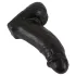 Realistixxx Real Giant - gode ceinture réaliste avec testicules - 22 cm - noir