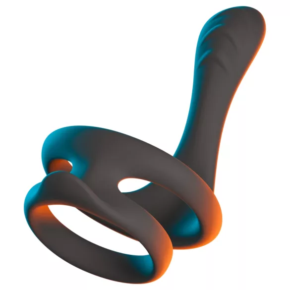 Erecto - anneau pénis et testicules - noir