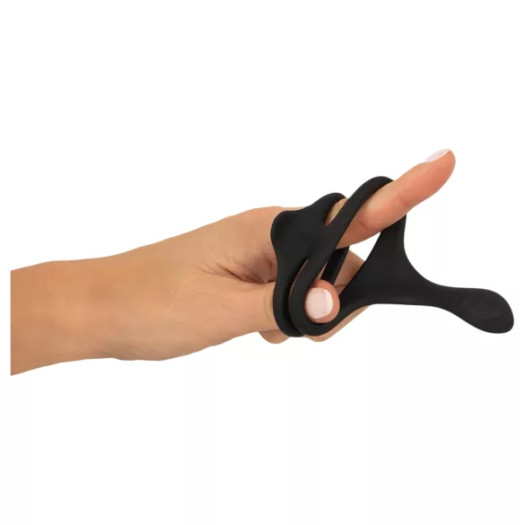 Erecto - anneau pénis et testicules - noir