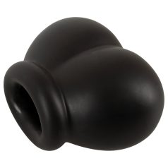 Erecto - sac à testicules et élargisseur - silicone noir