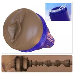   Fleshlight Boost Bang - masturbateur vagin réaliste - couleur marron