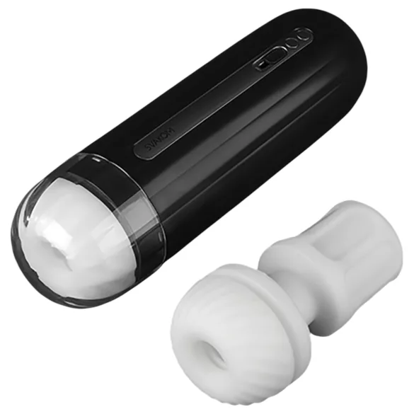 Svakom - manchon masturbateur connecté - silicone blanc