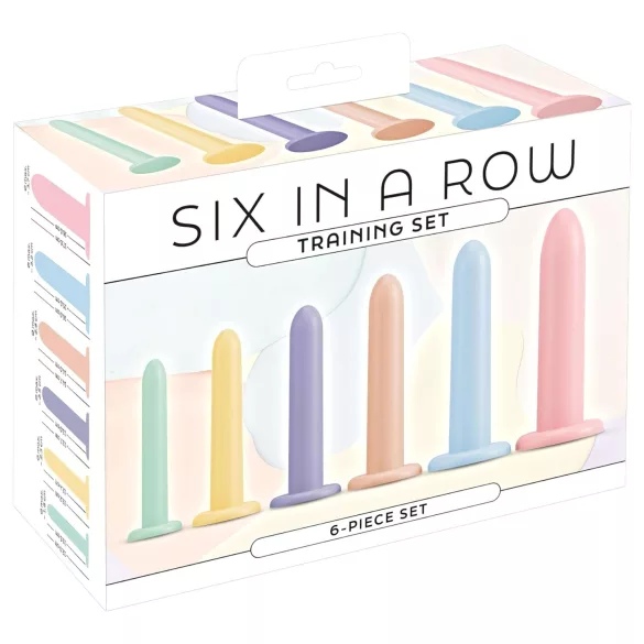 You2Toys - Six in a Row - set d’entraîneur de godemichés - 6 pièces (coloré)