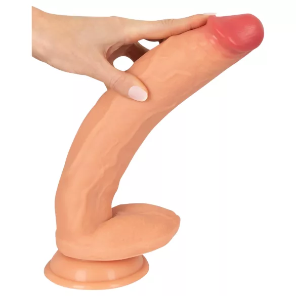 Realistixxx - gode géant réaliste avec testicules - silicone couleur chair