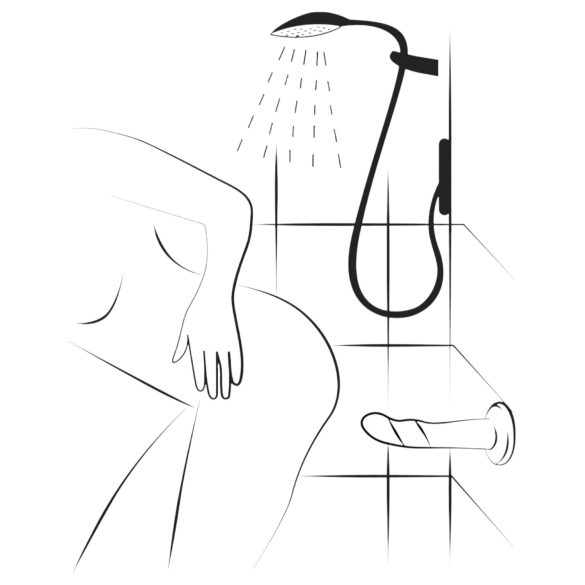 ROMP Dizi - godemichet flexible - silicone - rose orange