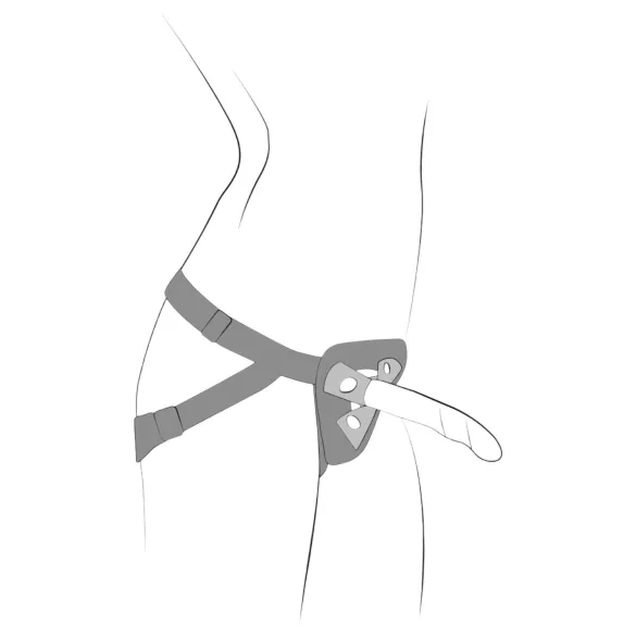 ROMP - kit pegging - noir et bleu - set de jouets anaux