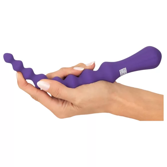 You2Toys - gode anal flexible à boules - silicone violet