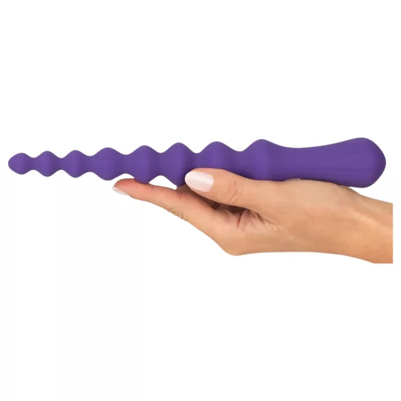 You2Toys - gode anal flexible à boules - silicone violet
