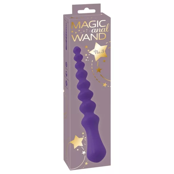 You2Toys - gode anal flexible à boules - silicone violet