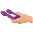 You2Toys - gode anal flexible à boules - silicone violet