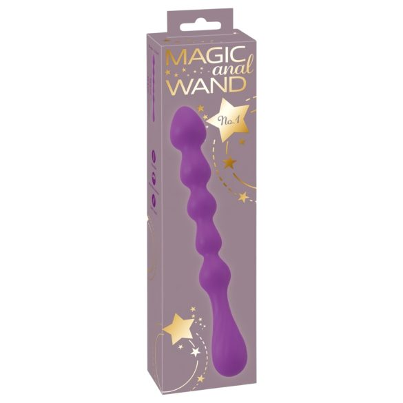 You2Toys - gode anal flexible à boules - silicone violet