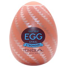  TENGA Egg Spiral Stronger - masturbateur œuf texturé - 1 pièce
