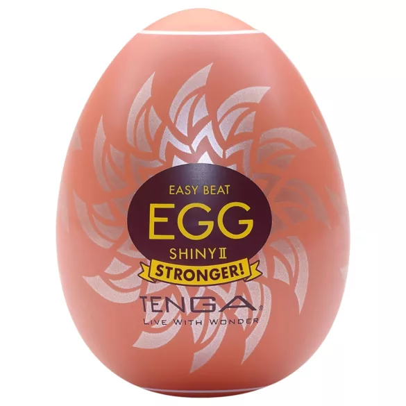 TENGA - œuf masturbateur homme texturé - Shiny II Stronger - 1 pièce