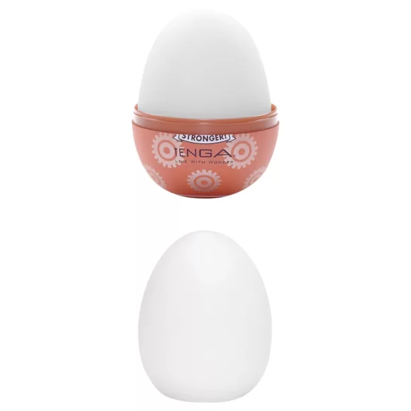 TENGA Egg Gear Stronger - masturbateur œuf texturé - lot de 6