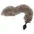 You2Toys - plug anal en silicone avec queue - gris