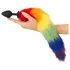 You2Toys - Plug anal en silicone avec queue (arc-en-ciel)