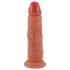 Realistixxx - gode réaliste double couche - silicone chair