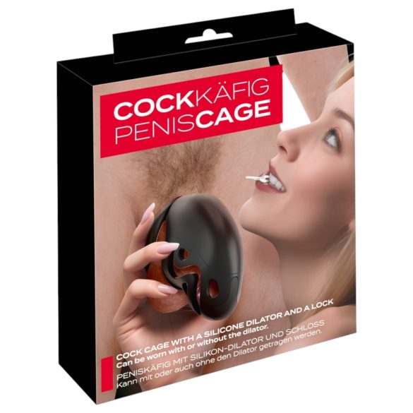 You2Toys - Cage pénienne avec plug (noir)