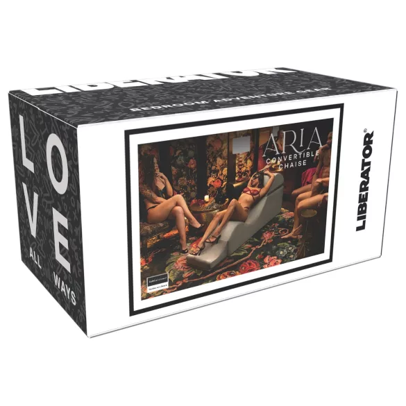 Liberator - fauteuil tantra - positionnement érotique - velours gris