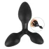 Black Velvets - plug anal triple stimulation - silicone noir