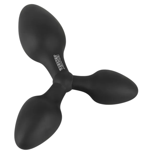 Black Velvets - plug anal triple stimulation - silicone noir