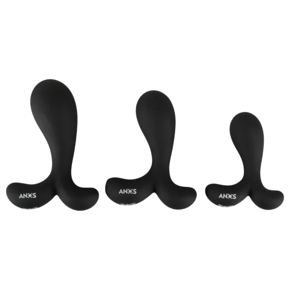 ANOS - set de plugs anaux d’entraînement - silicone noir