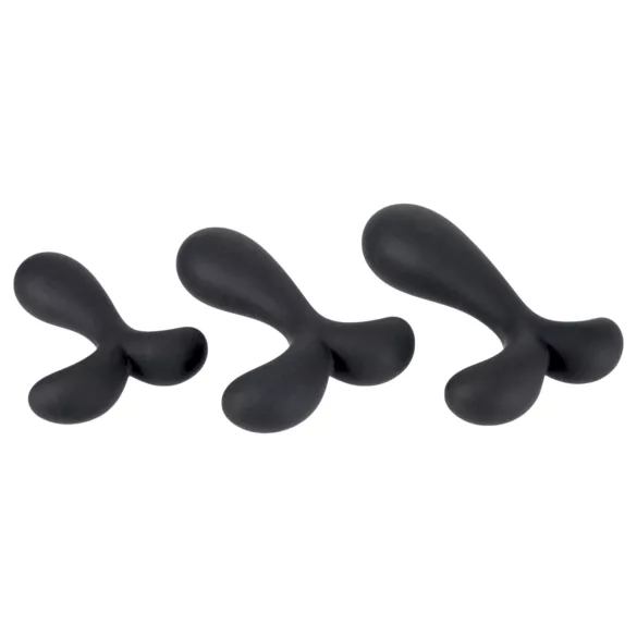 ANOS - set de plugs anaux d’entraînement - silicone noir