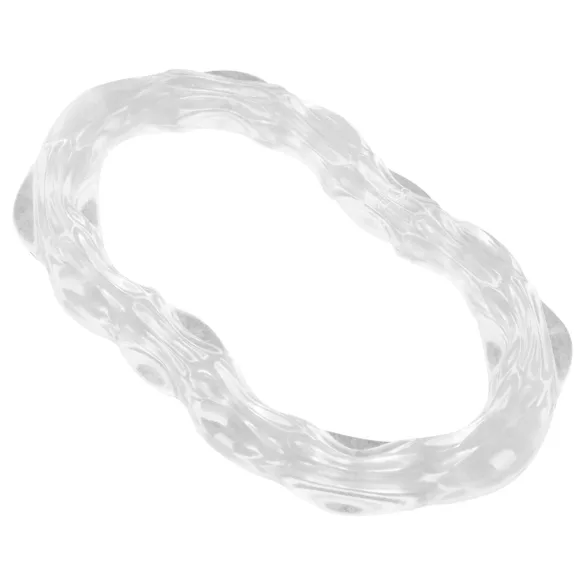 Beau Coeur Parinor - anneau pénis et testicules - silicone transparent