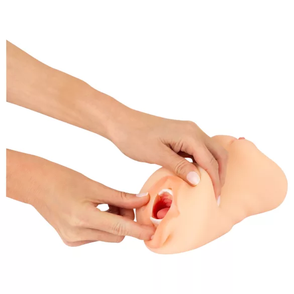 Nature Skin - masturbateur vagin et bouche - texture réaliste - couleur chair