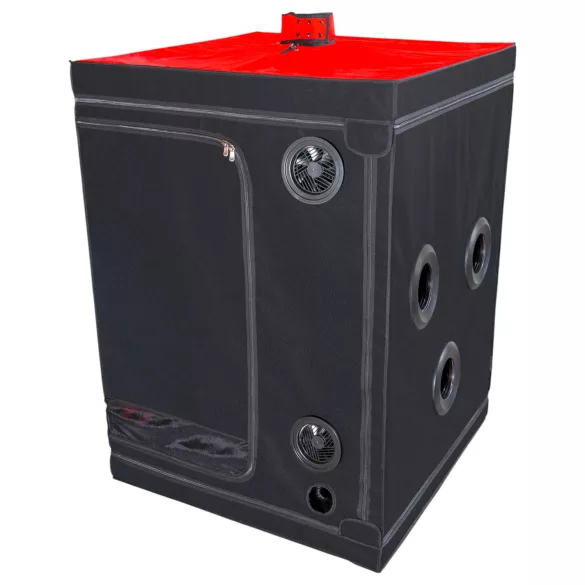 Secretdome - Cabine de sexe BDSM avec ouvertures (noir)