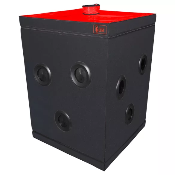 Secretdome - Cabine de sexe BDSM avec ouvertures (noir)