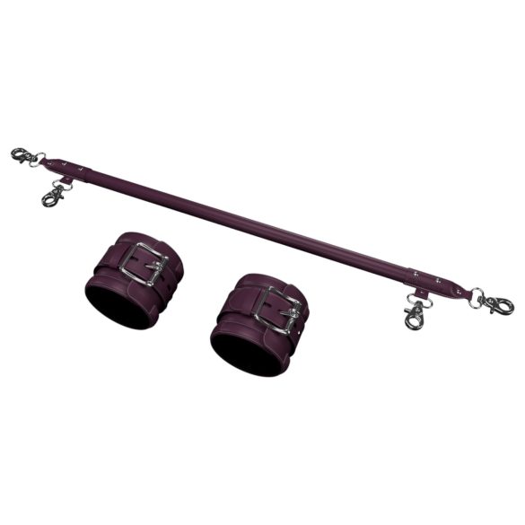 Cinquante nuances de gris - Écarteur de jambes avec menottes (violet)