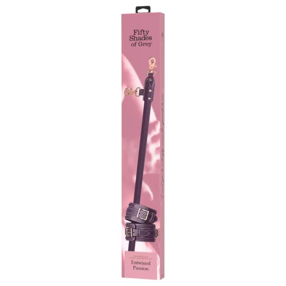 Fifty Shades of Grey - barre d'écartement avec menottes chevilles - violet