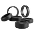 You2Toys - lot d’anneaux pour pénis et testicules (noir) - 6 pcs