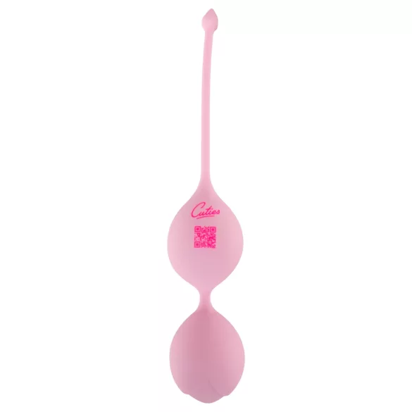 Cuties - boules de geisha en silicone à double bille (rose)