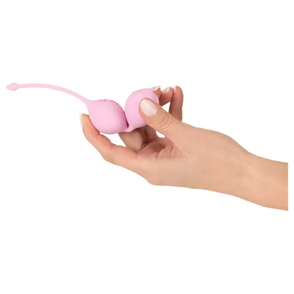 Cuties - boules de geisha en silicone à double bille (rose)
