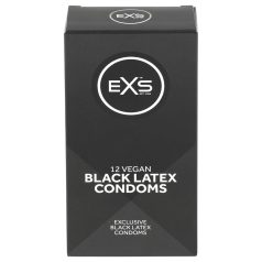 EXS Black - préservatif en latex noir - 12 pièces