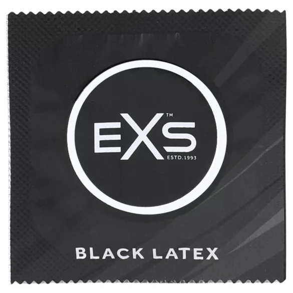 EXS Black - préservatif en latex noir - 12 pièces