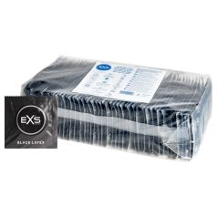 EXS Black - préservatif en latex noir - 100 pièces