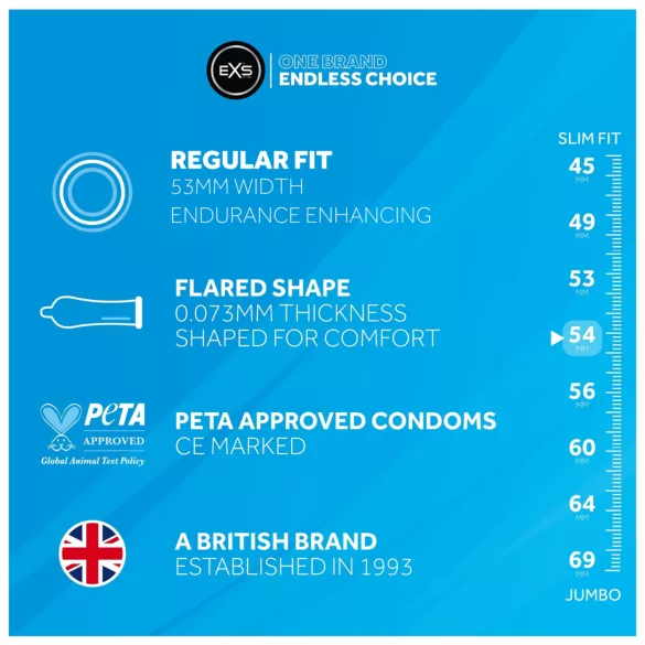 EXS - préservatifs retardants - latex - boîte de 12