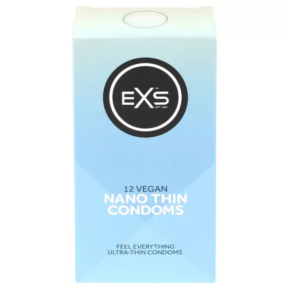 EXS - préservatifs ultra fins - nano thin - boîte de 12