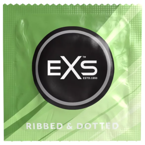 EXS - Préservatif nervuré et à relief - lot de 3