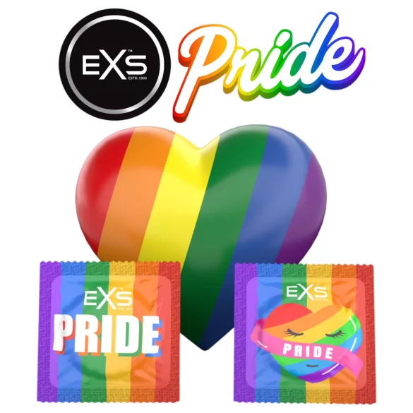 EXS Pride - préservatifs en latex - 144 pièces