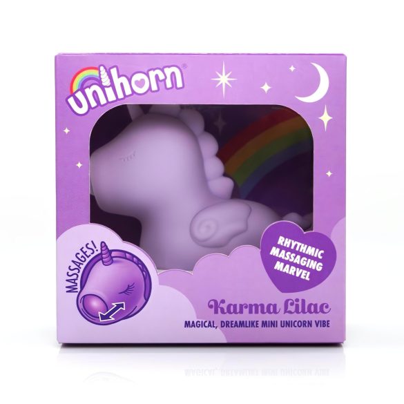 Unihorn Karma - stimulateur clitoridien vibrant rechargeable - silicone violet