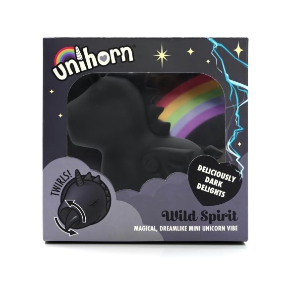 Unihorn Wild Spirit - stimulateur clitoridien licorne rechargeable - noir