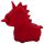 Unihorn Blaze Diablo - stimulateur clitoral licorne rechargeable (rouge)