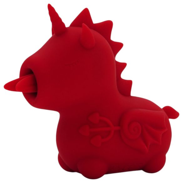 Unihorn Blaze Diablo - stimulateur clitoral licorne rechargeable (rouge)