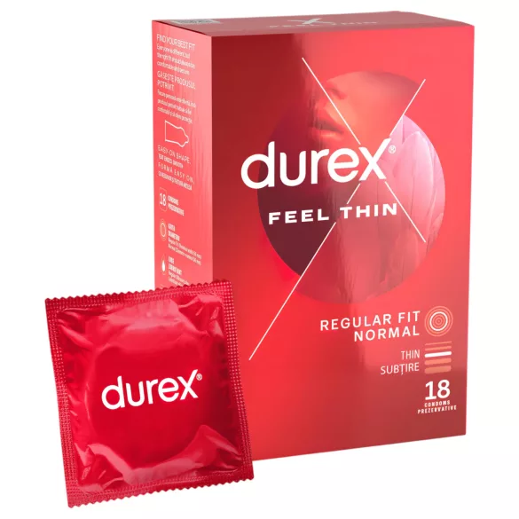 Durex - préservatif ultra fin - sensation naturelle - 18 pièces