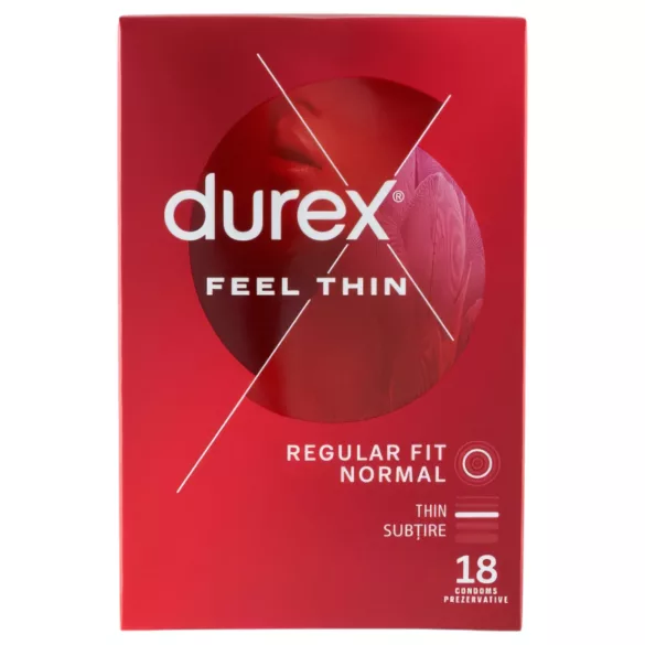 Durex - préservatif ultra fin - sensation naturelle - 18 pièces