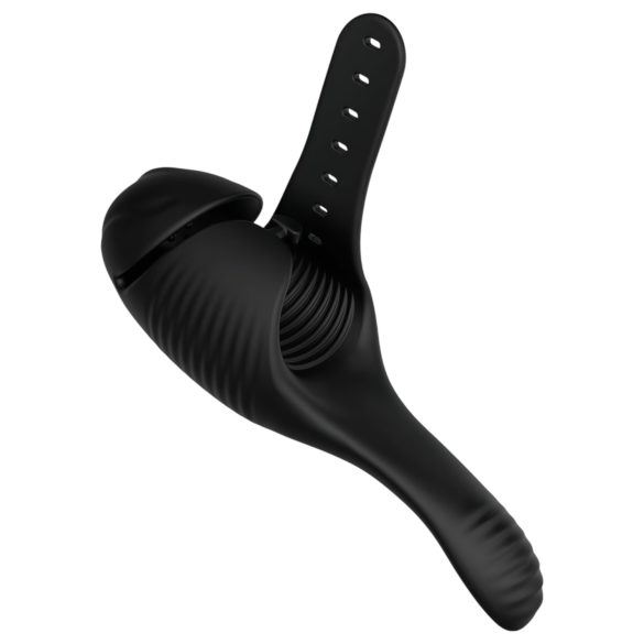 Lonely J-Bobbie - vibromasseur gland rechargeable 2 moteurs - noir